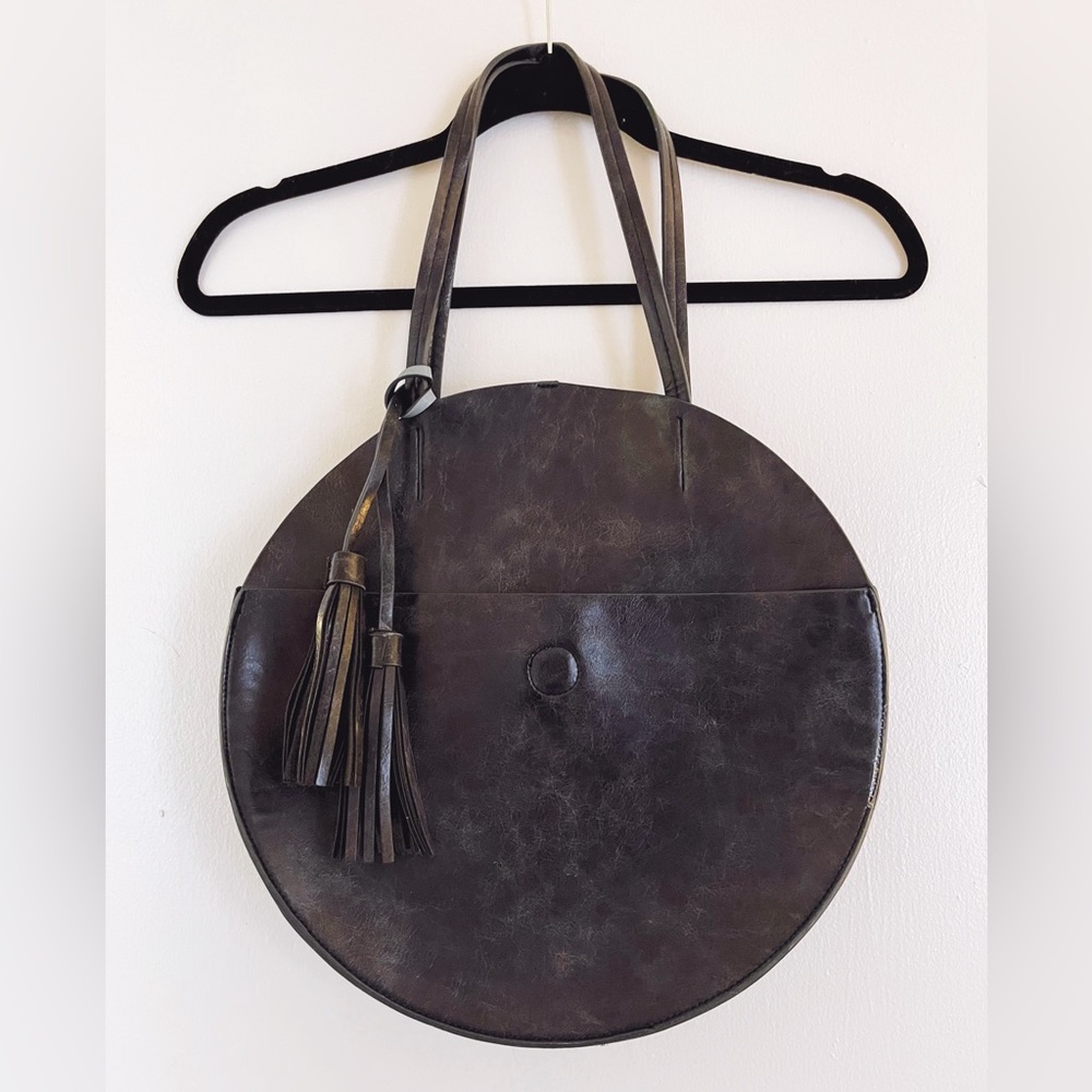 J. Crew Navy Circle Purse